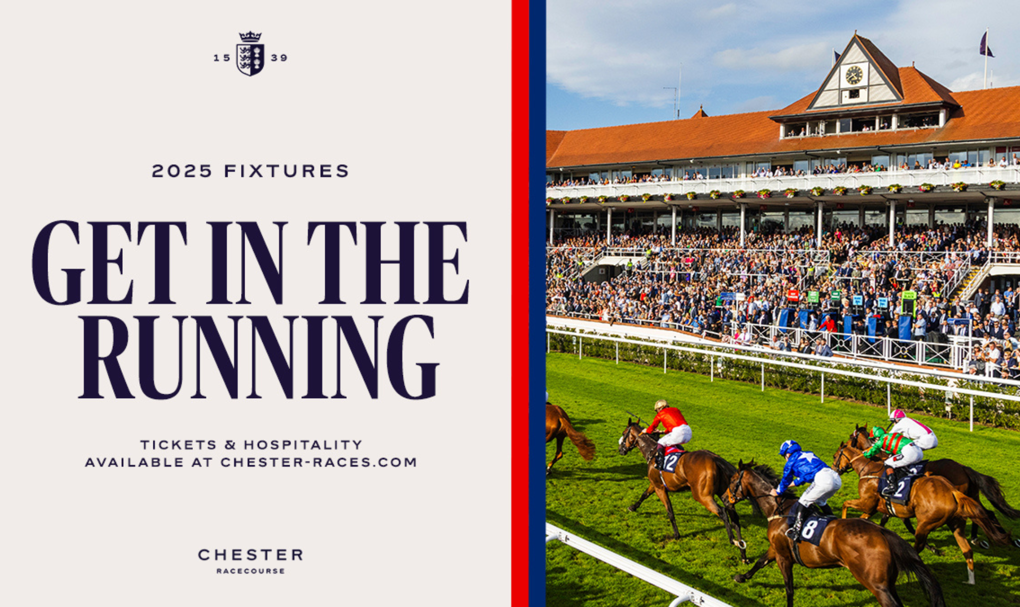 Tickets for 2025 Chester Racecourse Fixtures Now On Sale thumbnail image