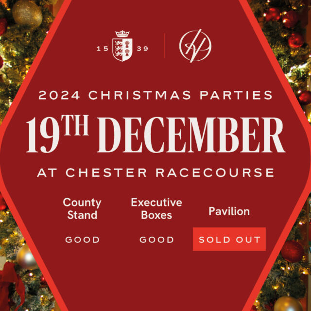 Have you booked your Christmas party yet? 🎅🎄✨

Don’t wait, get ahead of the game!🏇

Gather your team and join us at Chester Racecourse for a festive celebration. Enjoy delicious food from Horseradish Catering, dance the night away, and soak up the holiday cheer! 🎶🎉

Dates: 19th, 20th, 21st📅

Slots are filling up fast, so book today! Link in bio🎁